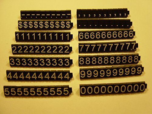 NEW Price Cube Display for Retail Shop W/340 Cubes White on Black FREE SHIPPING