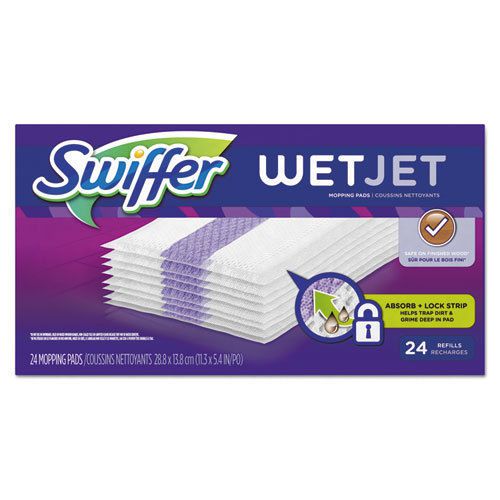 Swiffer WetJet Cleang Pad Refill - PGC08443CT 24 Per box - 4 boxes!