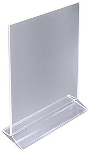 (Pack of 6) ChefLand 5&#034; x 7&#034; Acrylic Sign Holder / Clear Table Card Display /...