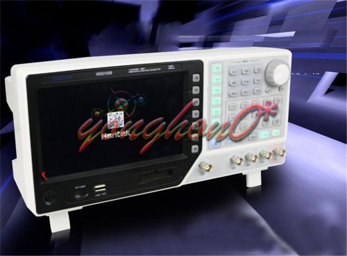 HDG2082B 2CH 80MHz 250MSa/s Function Signal Arb. Waveform Generator USB 7&#034;TFTLCD
