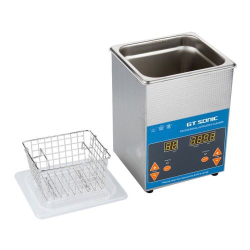 220V VGT-1620QTD 1.7L Professional Stainless Ultrasonic Cleaner Heater Machine