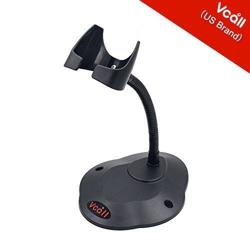 Vcall Hands Free Adjustable Goose Neck Stand for Automatic Barcode Scanner
