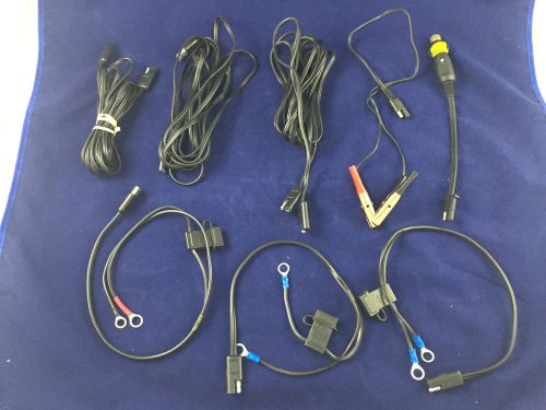 Assortment SAE cables, connectors, acc