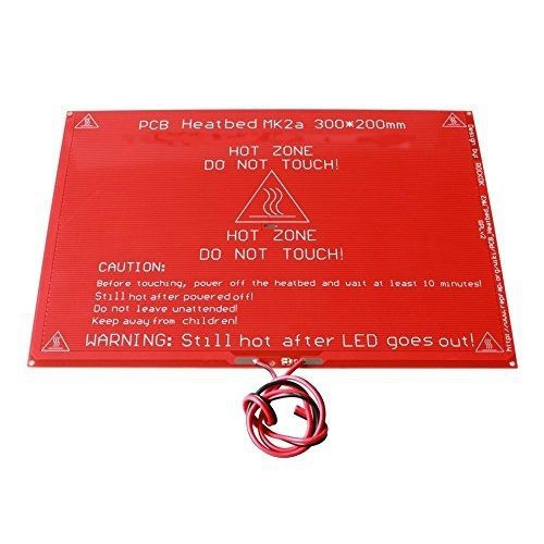 Anycubic 300x200x2mm MK2A PCB Heatbed for 3D Printer Prusa Mendel