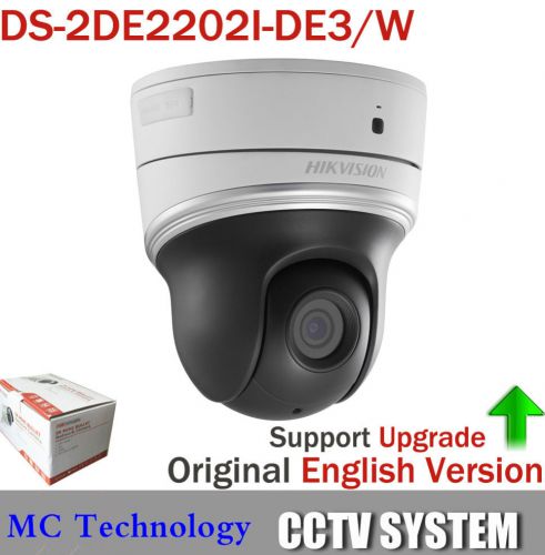 HIK DS-2DE2202I-DE3/W 2MP PTZ WIFI IP Camera Built-in MIC Support SD Card IR 20m