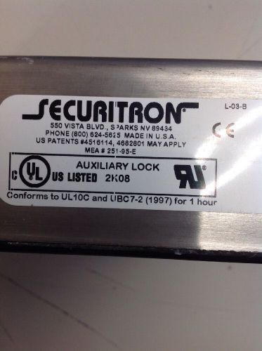 Securitron - maglock - m62 - 12/24vdc - face mount - manual - conduit - 1200lbs for sale