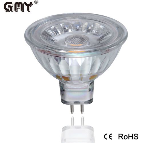 Flip chip mr16 3w glass led light spotlight ac/dc12v 20w halogen equivalent for sale