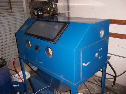 Cyclone Blasting Cabinet with Dust Collector
