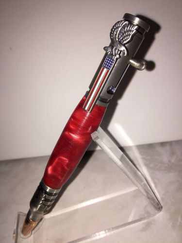 Handcrafted 30 caliper bolt action ink pen for sale
