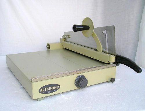 KUTRIMMER 2036 HD PAPER CUTTER by Ideal-Werk ~ West Germany 1985 ~ EXCELLENT!