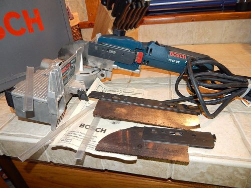 Bosch #1640VS Fine Cutting Mitre &amp; Flush Floor Cut. w/Case &amp; Booklet,3-Blades