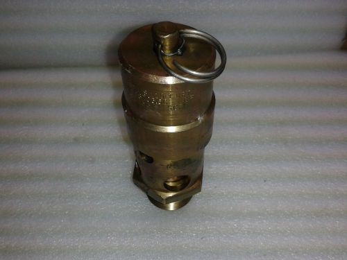 Air compressor tank st.l. mo. usa brass safety pressure valve  model sw10 1 npt for sale
