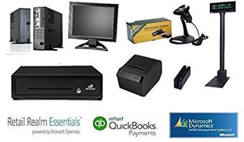 Retail Point of Sale Bundle Featuring Compatible with MS RMS, Intuit POS