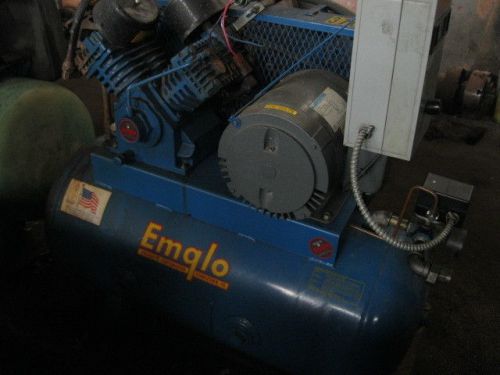 Air Compressor: 3 HP Emglo DC3A-30, 9.4 CFM, 135 PSI, 30 Gallons, 1995