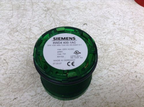 Siemens 8WD4 400-1AC Green Steady Stack Light 8WD4400-1AC 8WD44001AC