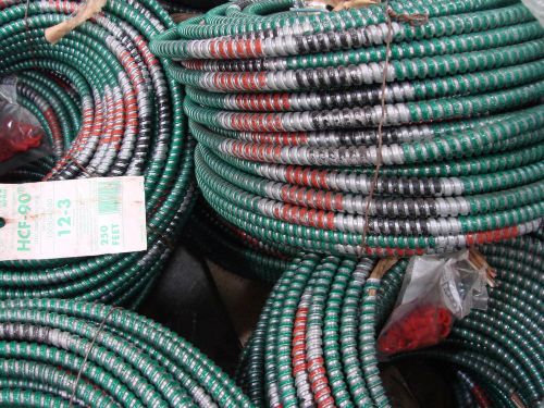 Afc steel mc armored 250 ft 12/3 hcf-90 steel healthcare facilities cable copper for sale