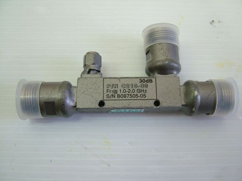 N Type Directional Coupler 1 - 2GHz 30dB C213-30