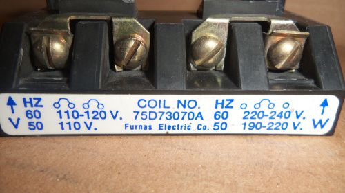 Furnas 75D73070A Dual Voltage Coil 110v/120v 220v/240v 60 Hz