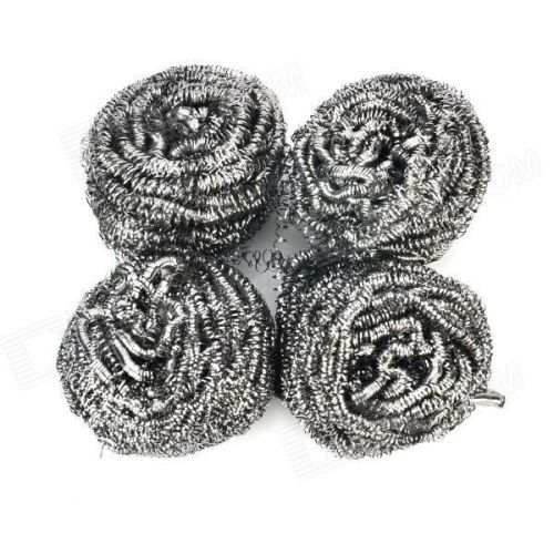 12 pcs Stainless Steel Wire Kitchen Dish Cleaning Ball Scrubbers