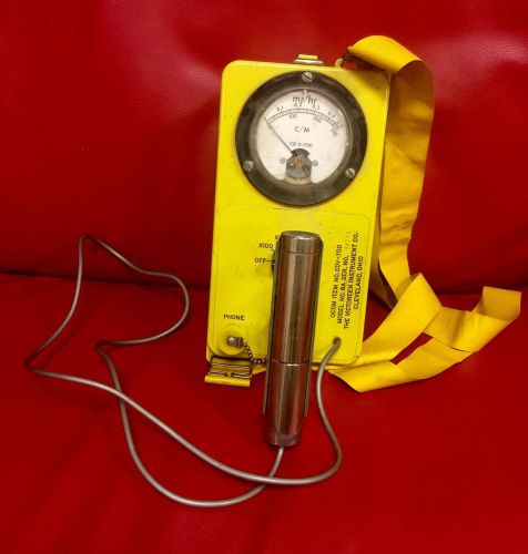 Victoreen CDV-700 Geiger Counter Model 6A Civil Defense Radiation Detector Meter
