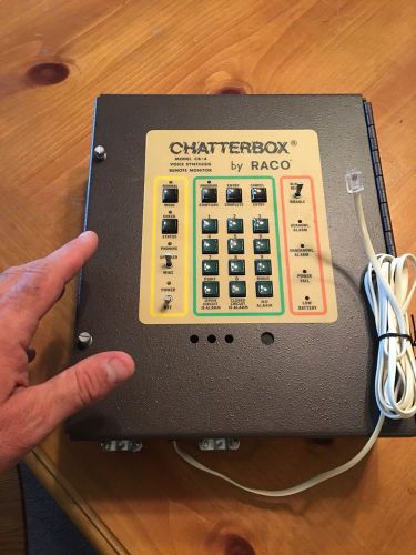RACO Chatterbox  Dialer Remote Alarm Monitoring System CB-4  GOOD!