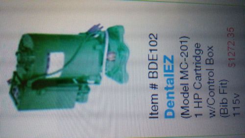 Bull frog # bde102 dentalez 1 hp,cartridge with control box bib fit 115v,mc-201 for sale