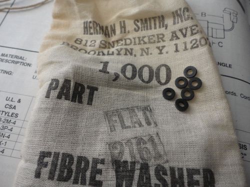 1000PCS FIBRE WASHER  H.H.SMITH #2161 FOR #4 SCREW