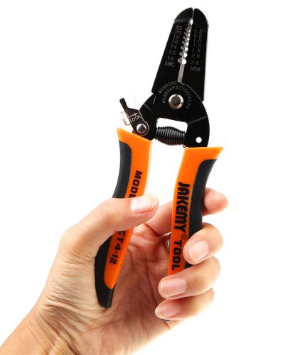 Jakemy jm - ct4 - 12 wire cutter stripper clamp 7.0 inch plier hardware tool for sale