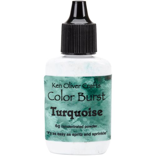 &#034;Ken Oliver Color Burst Powder 6gm-Turquoise, Set Of 2&#034;