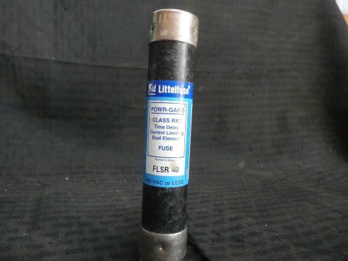 Littelfuse flsr 40, 40 amp fuse lot of 2**new** for sale