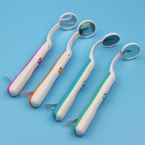 1PC Bright Durable Dental Mouth Mirror with LED Light  BH