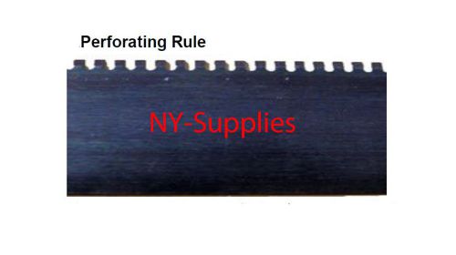 Perforating Rule 2pt 0.937&#034; height, 39.37&#034; long, Die Cutting Steel Rule - 10 pcs