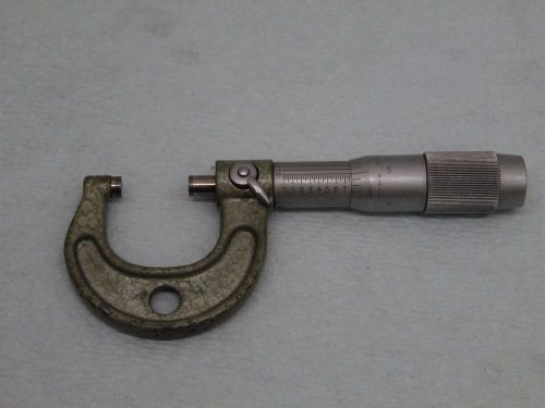 Mitutoyo  , 0-1&#034; MICROMETER Carbide Tipped Anvils  Mill