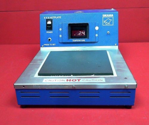Sikama falcon 8 x 8 hotplate 8x8 hot plate 500°c 8&#034; x 8&#034; for sale