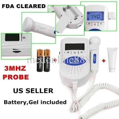 Sonoline B Fetal doppler /Backlight LCD, baby heart monitor, 3mhz probe+Gel, FDA