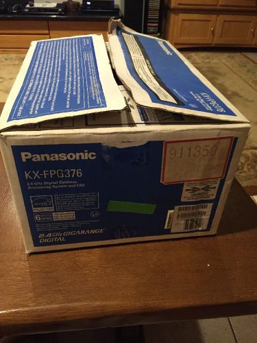NEW OPENED BOX Panasonic KX-FPG376 Digital Cordless Answering System And Fax 2.4
