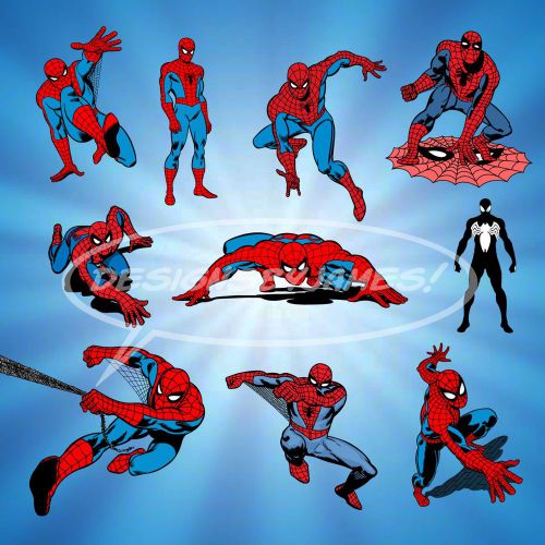 19 SPIDER-MAN SUPERHERO VECTOR CLIPART PACK!