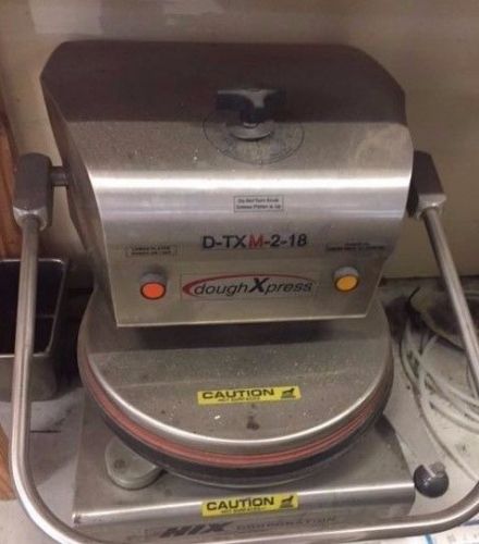 USED DoughXpress D-TXM-2-18, DTXM218 Tortilla Pizza Dough Press Heated Platens