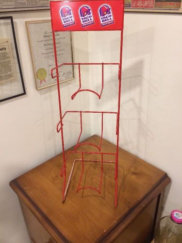 Taco Bell Wire Display Rack - Red
