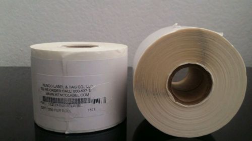 2 Rolls of 30258 Veterinary Diskette Dymo Compatible Labels, 2.125x2.75, 500