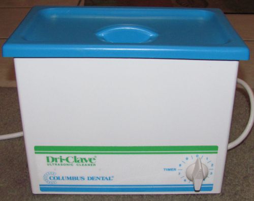 Columbus Dental Dri-Clave SS4 Dental Instrument Ultrasonic Bath Cleaner - 115V