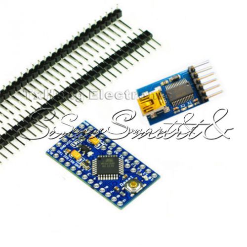 Pro Mini atmega328 5V 16M Arduino Compatible+FIDI FT232RL USB to Serial  adapter