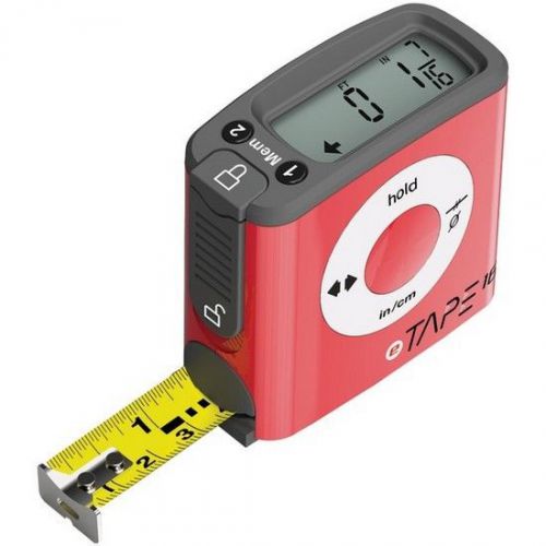 ETape16 ET16.75-DB-RP-E Digital Tape Measure Red