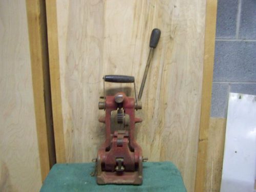 Vintage Detroit Belt Lacer Farm Tools