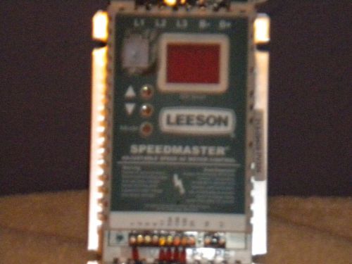 Leeson Speedmaster Adjustable Speed AC Motor Control Model 174276.00