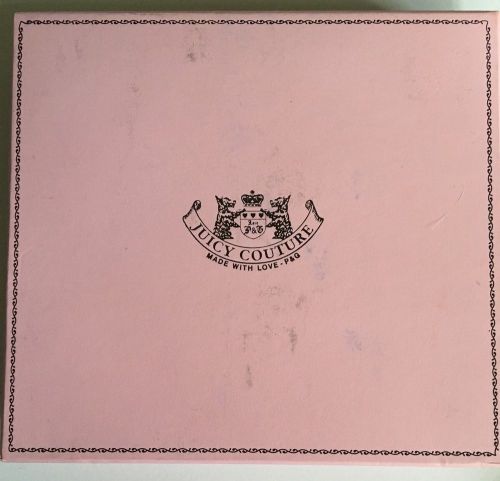 Juicy Couture Calling/Business Cards Wallet With Pink Leather Case Holder Set