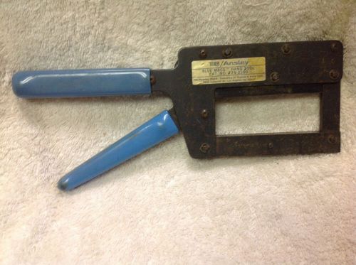 T&amp;b ansley 779-2100 crimper thomas &amp; betts blue macs hand tool ~ free shipping for sale