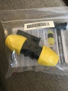 Home Flex 1/2 in. IPS DR 9.3 Underground Yellow Poly Gas Pipe Coupler