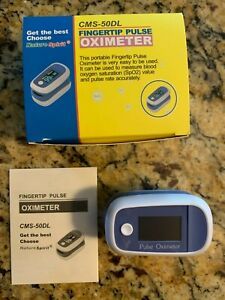 Nature Spirit CMS-50DL Fingertip Pulse Oximeter with Neck/Wrist Cord - Open Box
