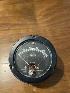 WESTON old Meter D.C. Volts Model 1531 From Western Electric Days
